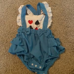 Alice n wonderland themed onesie